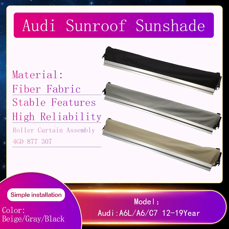 SENP Auto Spare Parts High Quality Body Parts Sunroof Sunshade Curtain Assembly For Audi Volkswagen Tiguan/Sharan/B7/Golf/Q5