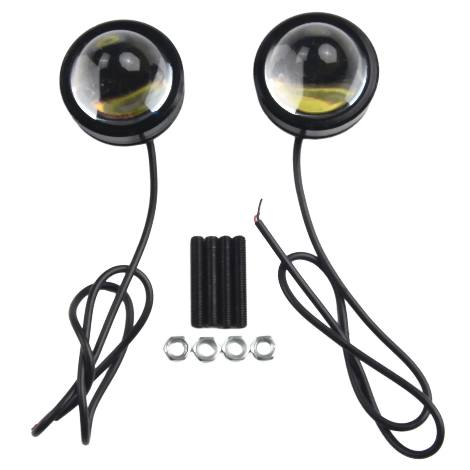 New High Quality Replacement Useful Fog Light Daytime Light LED Projector White 12V-24V 2PCS Bull Eye High Power