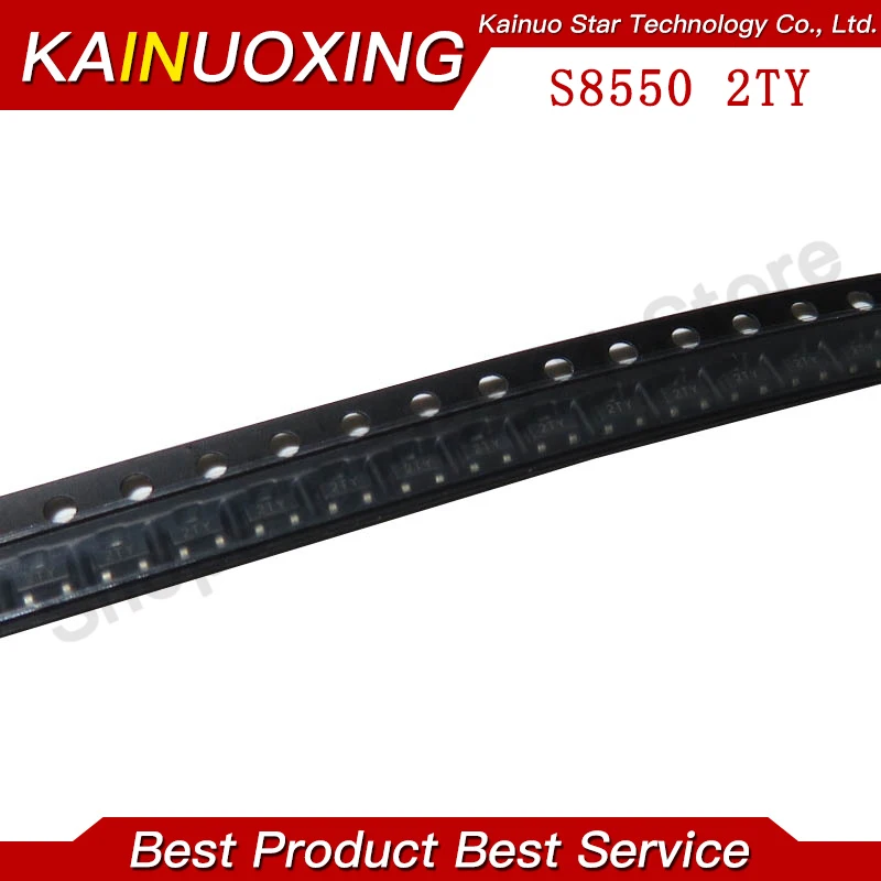 100 قطعة SS8550 S8550D SOT23 2TY 25V 500MA PNP الترانزستور MOS ترانزستور التأثير الميداني