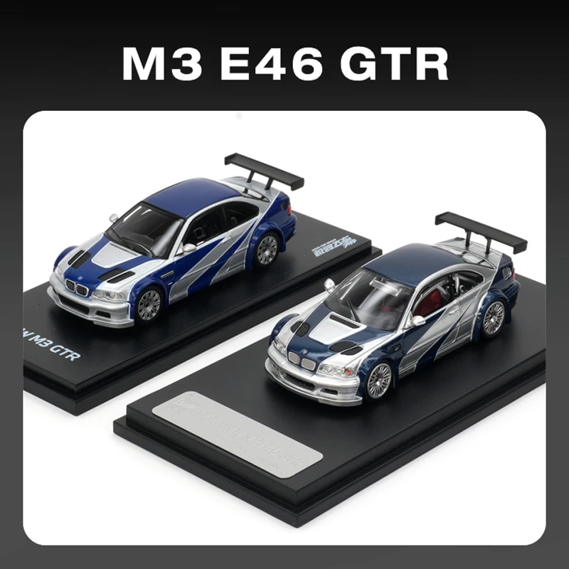 

DCM × AR в наличии 1:64 E46 M3 GTR литая диорама модель автомобиля коллекция миниатюрные игрушки