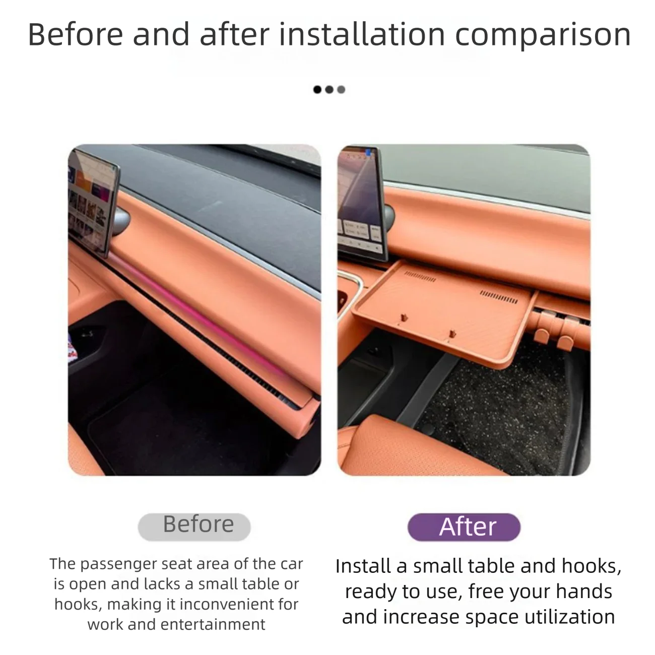 Car Storage Board For Leapmotor C10 Accessories 2026 C16 2024 2025 Auto Tray Table Dining Small Table Phone Holder Upgrade Part