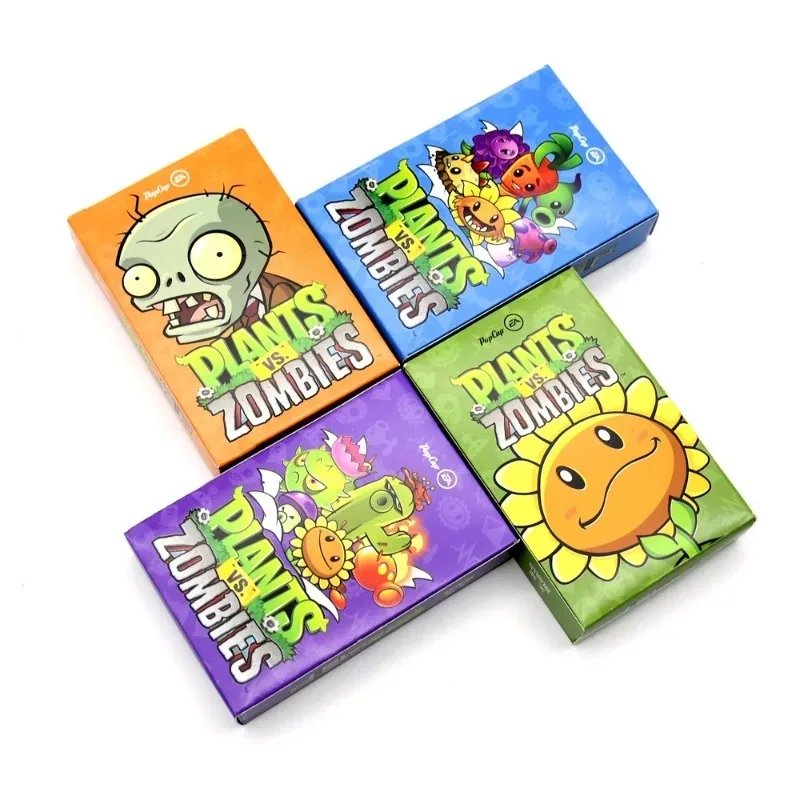 Juego de Cartas de Plantas vs. Zombis, Juego de Cartas de Póker, Colección Completa, Cartas de Juego de Mesa, Cartas de Recuerdo para Fanáticos