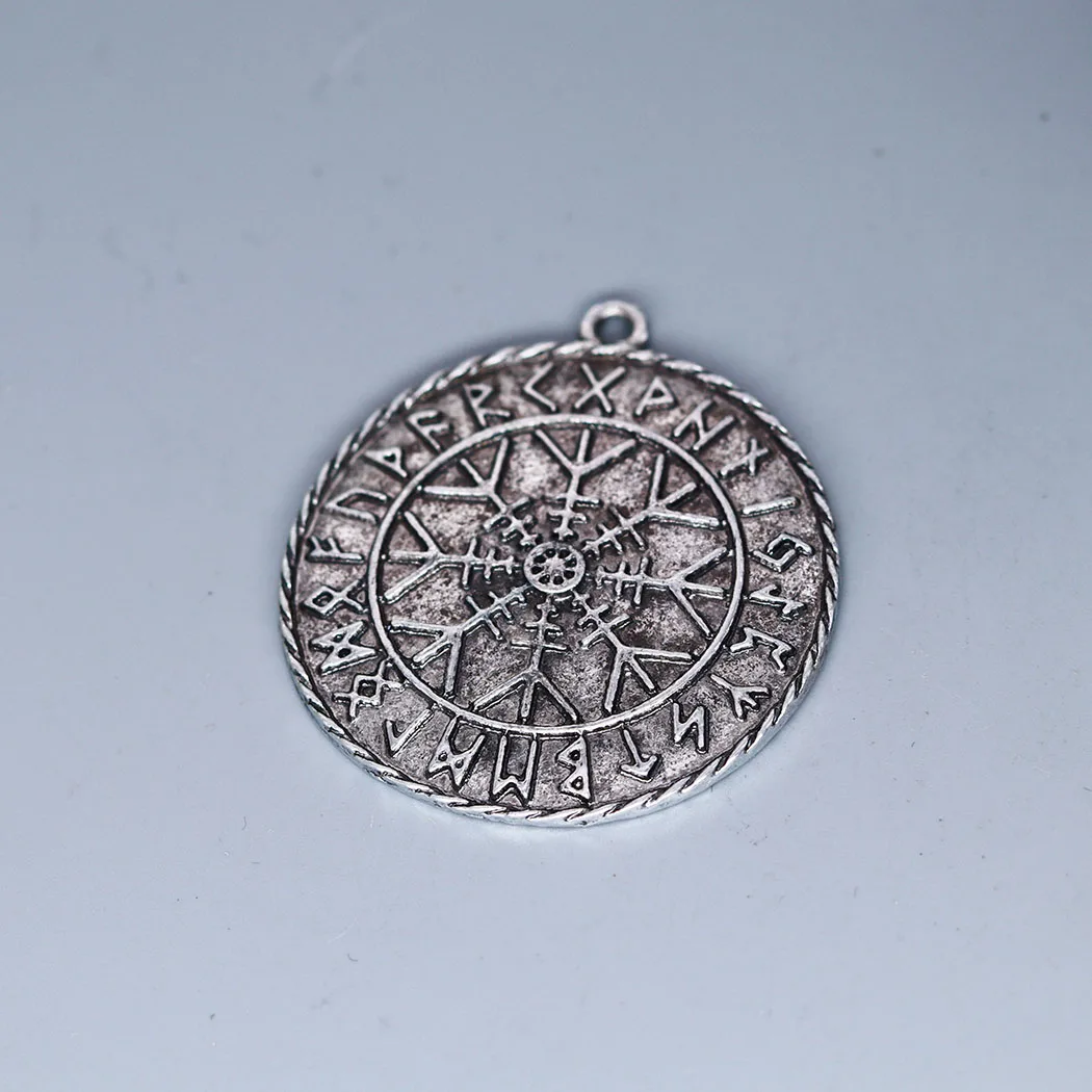 3Pcs/lot Viking Compass Charm Pendant For DIY Necklace Earrings Handmade Jewelry Making