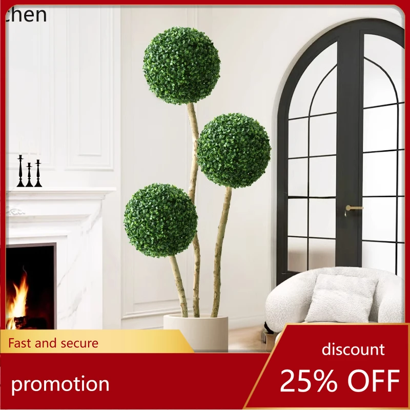 HT fake tree plant creative indoor living room floor-to-ceiling potted plant decoration bonsai landscaping ornament