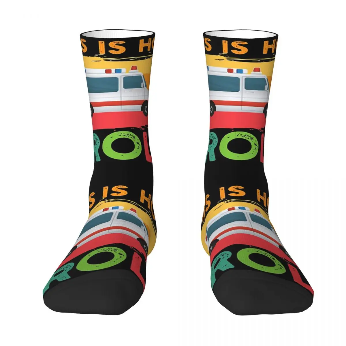 

This Is How I Roll EMT Emergency Medical Services Socks High Quality Stockings All Season Long Socks for Unisex Christmas Gifts