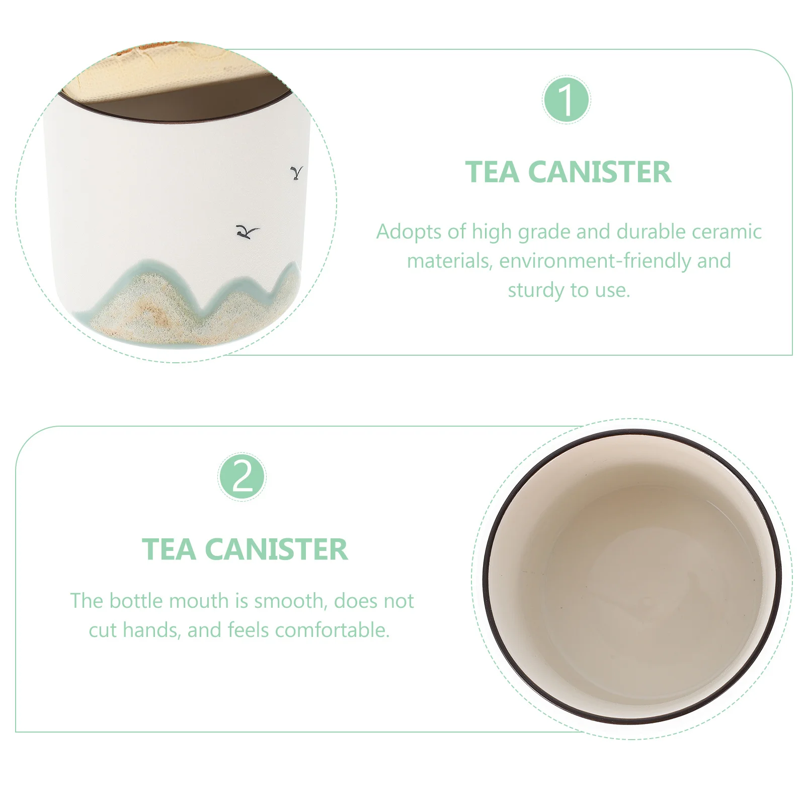 

Бытовая черная керамика, герметичная банка для хранения чая, крытый портативный держатель для кофе, контейнер для еды для сухих ингредиентов