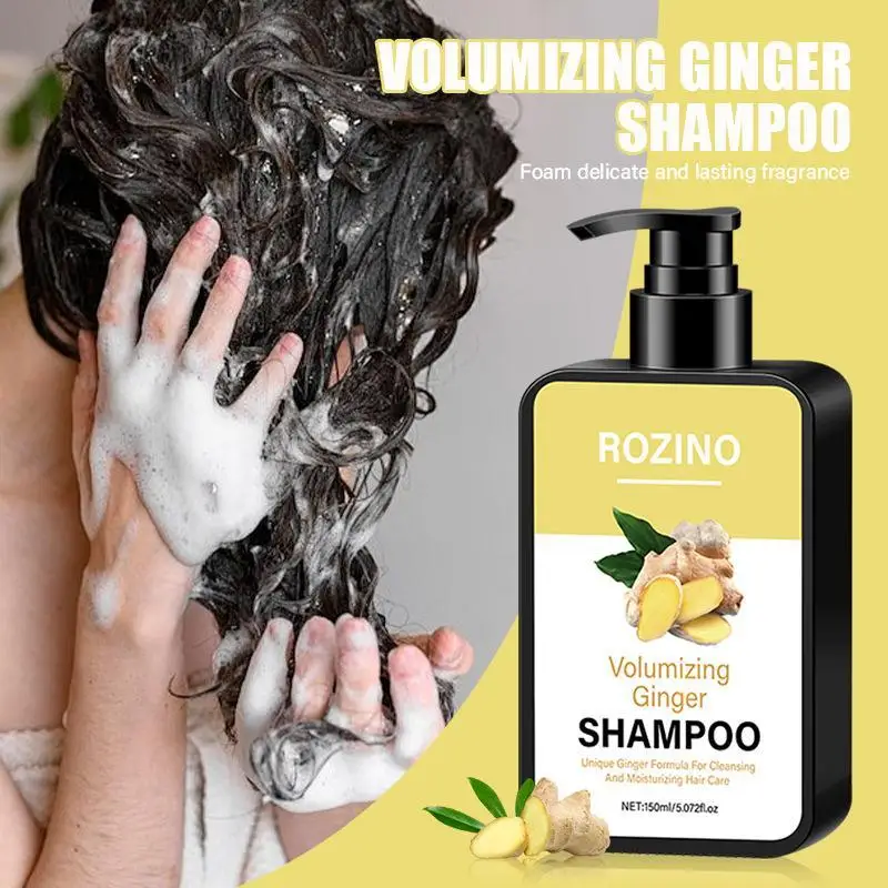 100g Ginger Hair Shampoo Hair Growth No Silicone Oil Control Anti Dandruff Itching Cleansing Professional Hair Treatment view 3
