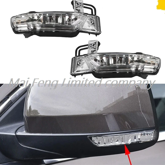 68236930AB 68236930AC LED Rearview Mirror Turn Signal Light Side Mirror Rearview Indicator For Jeep Grand Cherokee 2011-2021