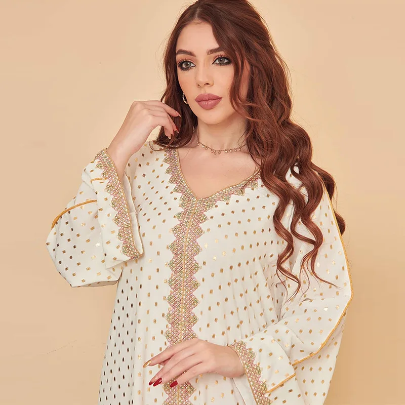 

ICCLEK Abaya Women Luxury Arabic Shopping Women Abayas Dresses For Formal Occasions Ramadan Abaya Women's Luxury Jalabiya