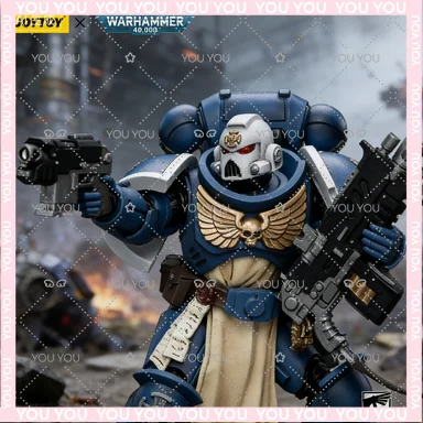 

Adults 18 Plus JOYTOY Warhammer 40K 1/18 Action Figures NEW Ultramarines Sternguard Veteran Anime Model Toys Gift
