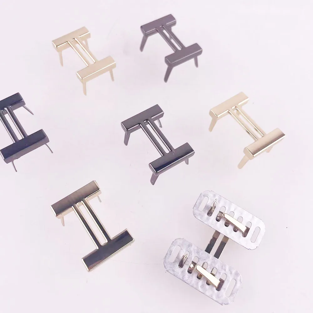 10Pcs 30x20mm Decorate Buckle Wallet Leather Feet Arch Bridge Women's Handbag DIY Rivet Handmade Bag Accessories