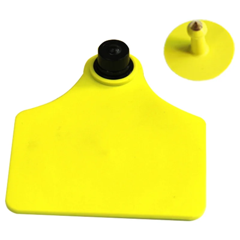 B34B-Electronic Ear Tag 10 Uds RFID Uhf Animal Ear Tag ISO18000 6C Rfid Uhf Tag 860-960Mhz LF 134,2 Mhz