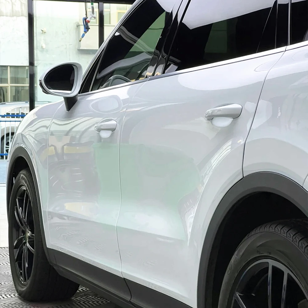 PET Carrara الأبيض السيارات ملصق PVC سيارة التفاف ملصق حائط من الفينيل اكسسوارات للمركبات غطاء فيلم السيارة التفاف احباط لاصقة تزيين