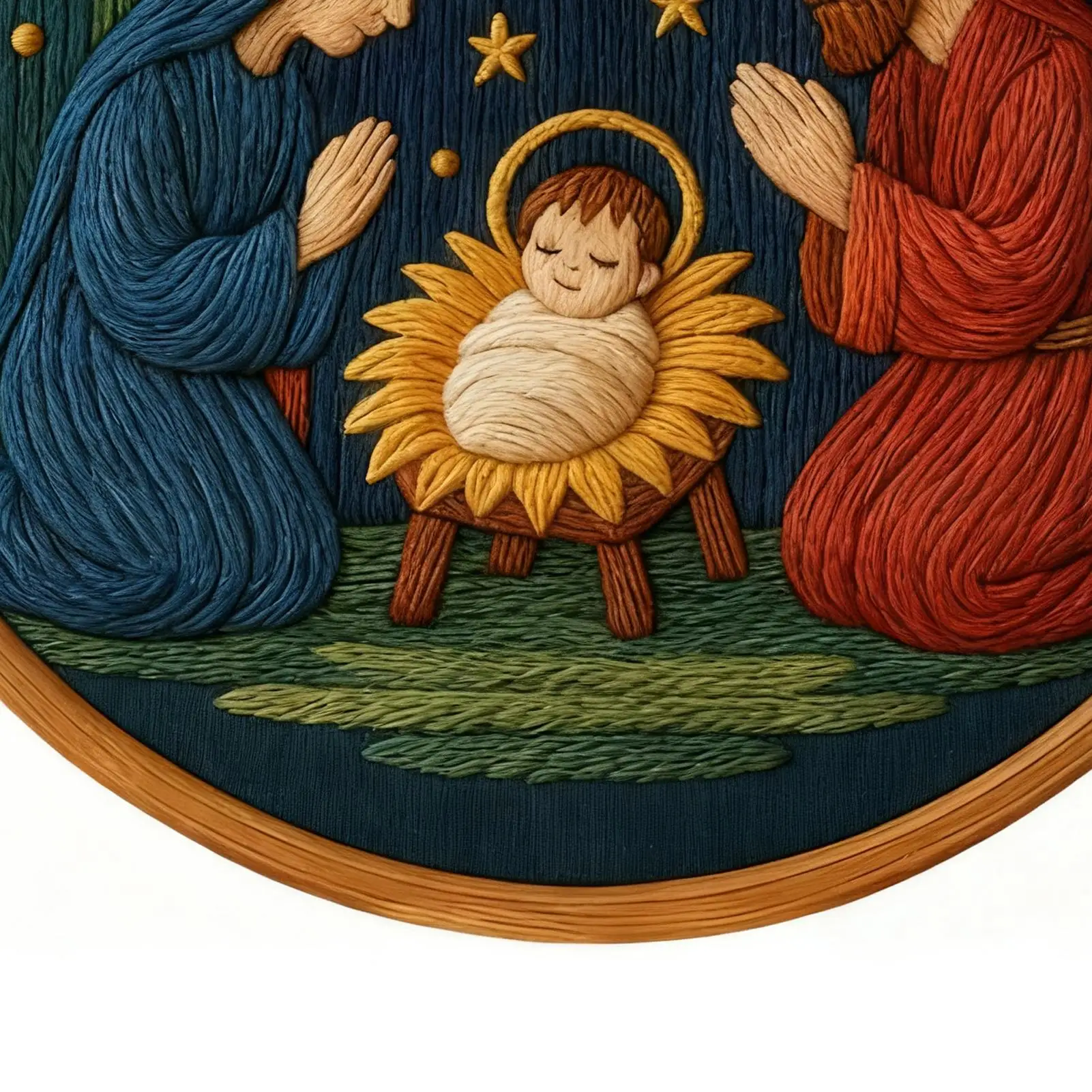 

Nativity Embroidery Kit Handmade Nativity Thread Craft Christmas Embroidery Kits For Adults For Stocking Holiday Fall Halloween
