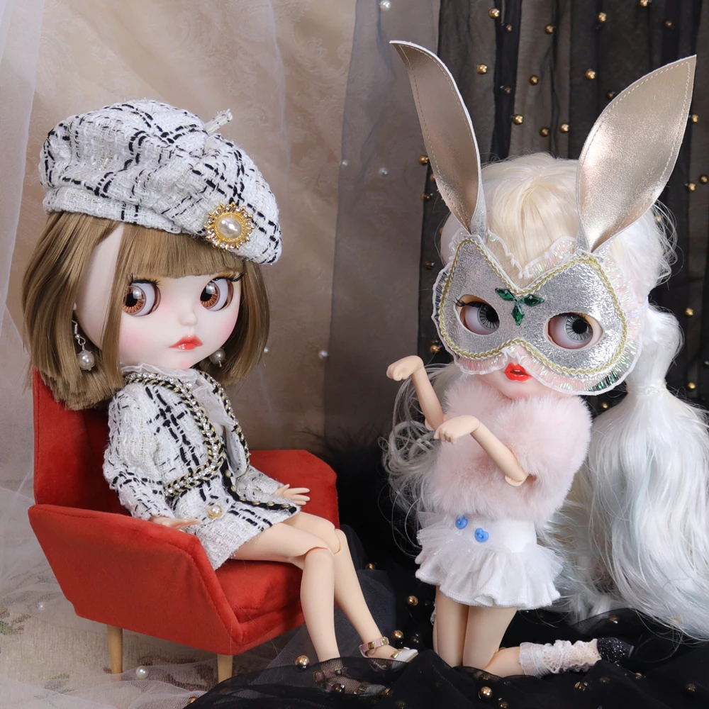 

Outfits For ICY DBS Blyth Dolls Masked Catgirl C Lady Elegant Suit 1/6 BJD Ob24 Anime Girl