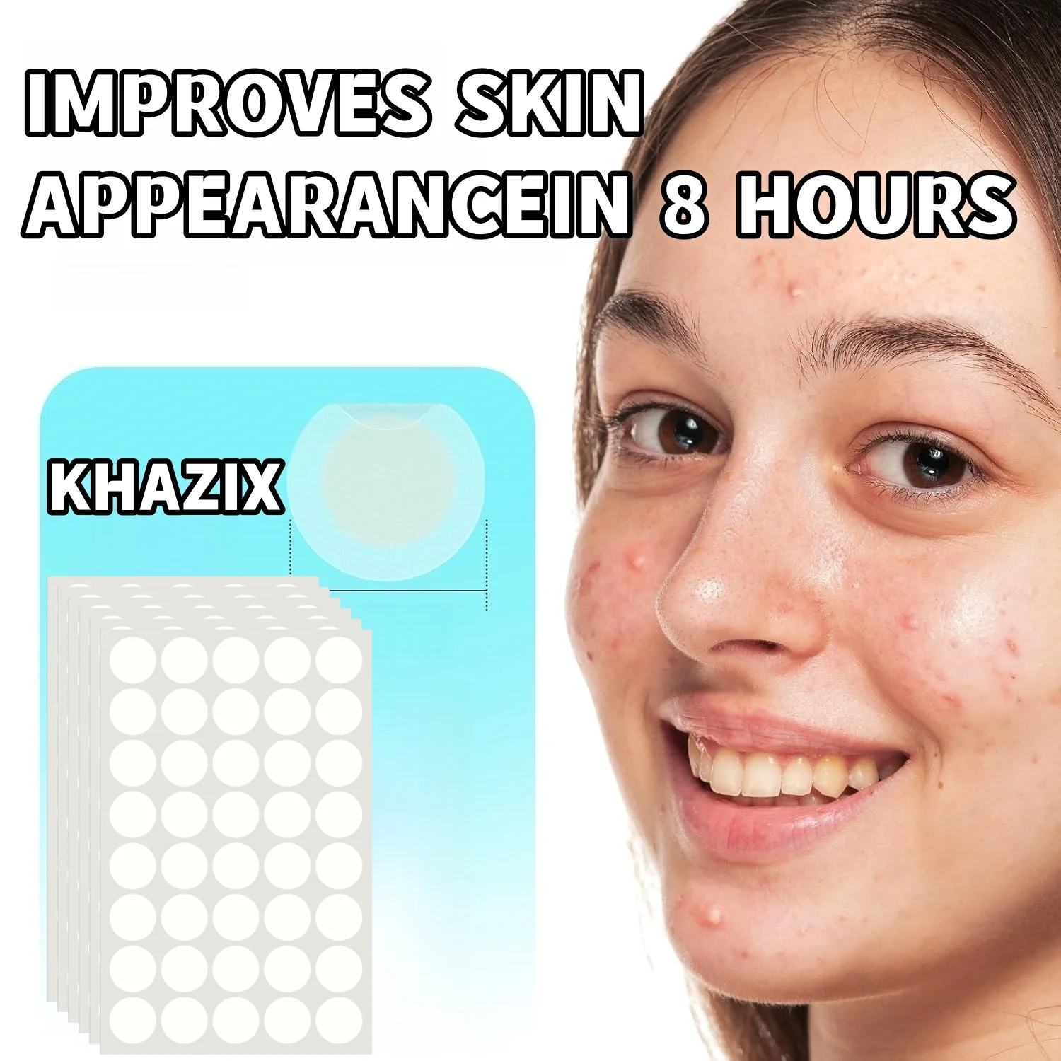 แผ่นแปะสิวแบบใส 200/400/800 ชิ้น ทรงกลม ใช้ได้ทั้งชายและหญิง แผ่นแปะสิวไฮโดรคอลลอยด์ บางเฉียบ ระบายอากาศได้ดีเยี่ยม อ่อนโยนต่อผิว