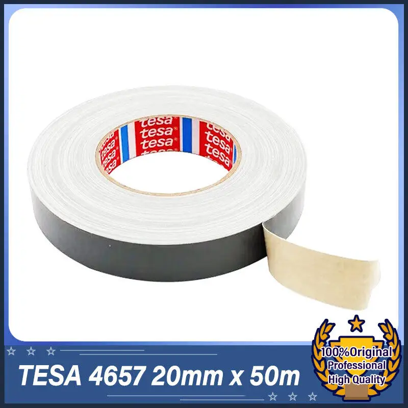 TESA 4657 20mm x 50m (Grey) High Performance Double Sided Tape Heat-resistant