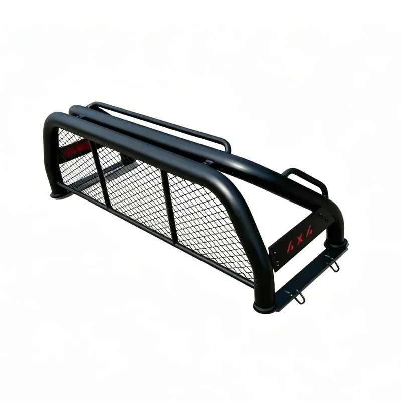 High Quality Heavy Duty Stainless Steel Roll Bar With Protective Mesh Sport Roll Cage 4x4 Off Road Fit For Colorado NP300 F150 S