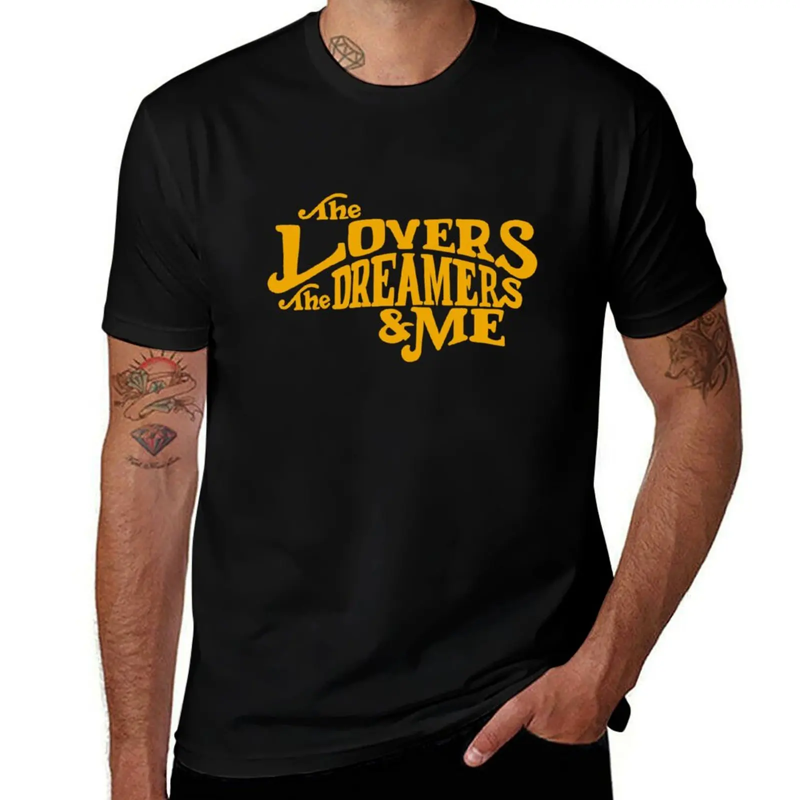 

The Lovers, The Dreamers, & Me! Yellow T-Shirt man t shirt graphic printed t shirts for man t shirt man cotton T-shirt