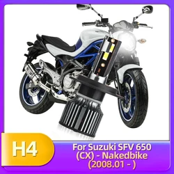 1PC 12V LED H4 Motorcycle Bulb 7500LM For Suzuki SFV 650 (CX) 2008 2009 2010 2011 2012 2013 2014 2015 2016 2017 2018 2019-2022