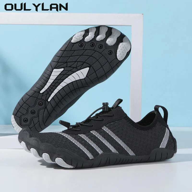 

Oulylan Quick Dry Barefoot Upstream Hiking Wading Sneakers Swimming Climbing Shoes Water Shoes Men Women Beach Aqua Shoes