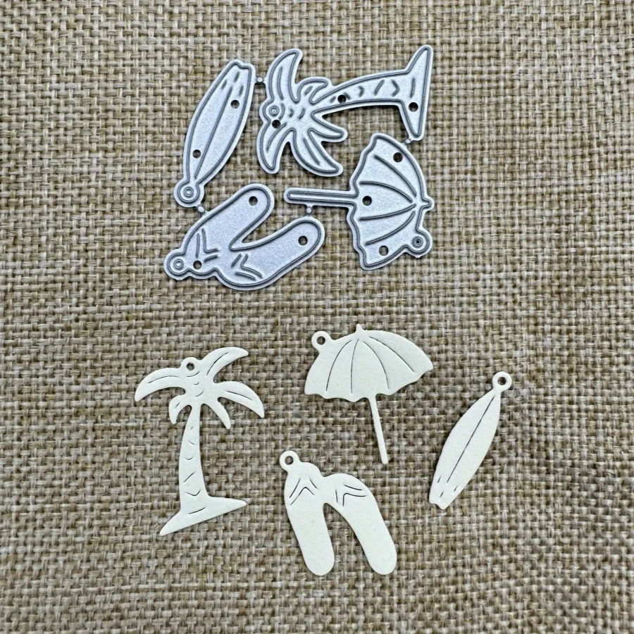 Strand Urlaub Metall Stanzformen Form Stempel Serie Scrapbook Papier Handwerk Messer Form Schablonen Fotoalben