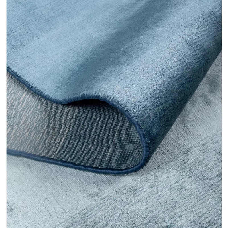 

Импортный ковер из тенселя без клея, ручной работы, для гостиной и спальни, минималистичный, с градиентной окраской в стиле дофамин.