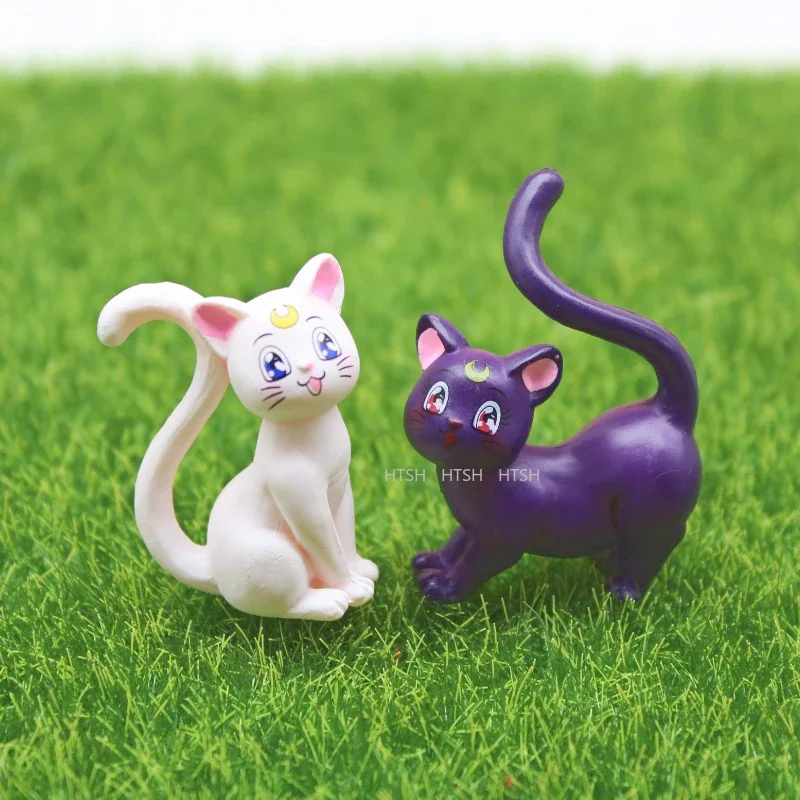 1 PC Cartoon Cat Charm Pandent Cute Kitten Lover Statue Fashion Jewelry Making DIY Gif Figurine Crafts Ornament Miniatures Decor