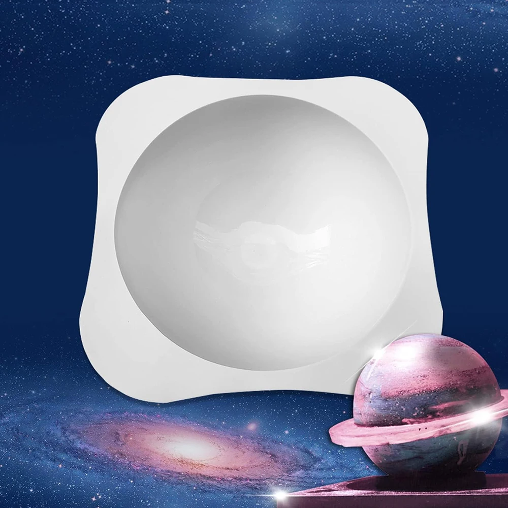 แม่พิมพ์ซิลิโคนทรงกลมทรงกลมทรงกลมทรงกลมทรงกลมสำหรับอบเค้กทรงโดมชามทรงโดมทำจากซิลิโคนขนาดใหญ่1/2ชิ้น