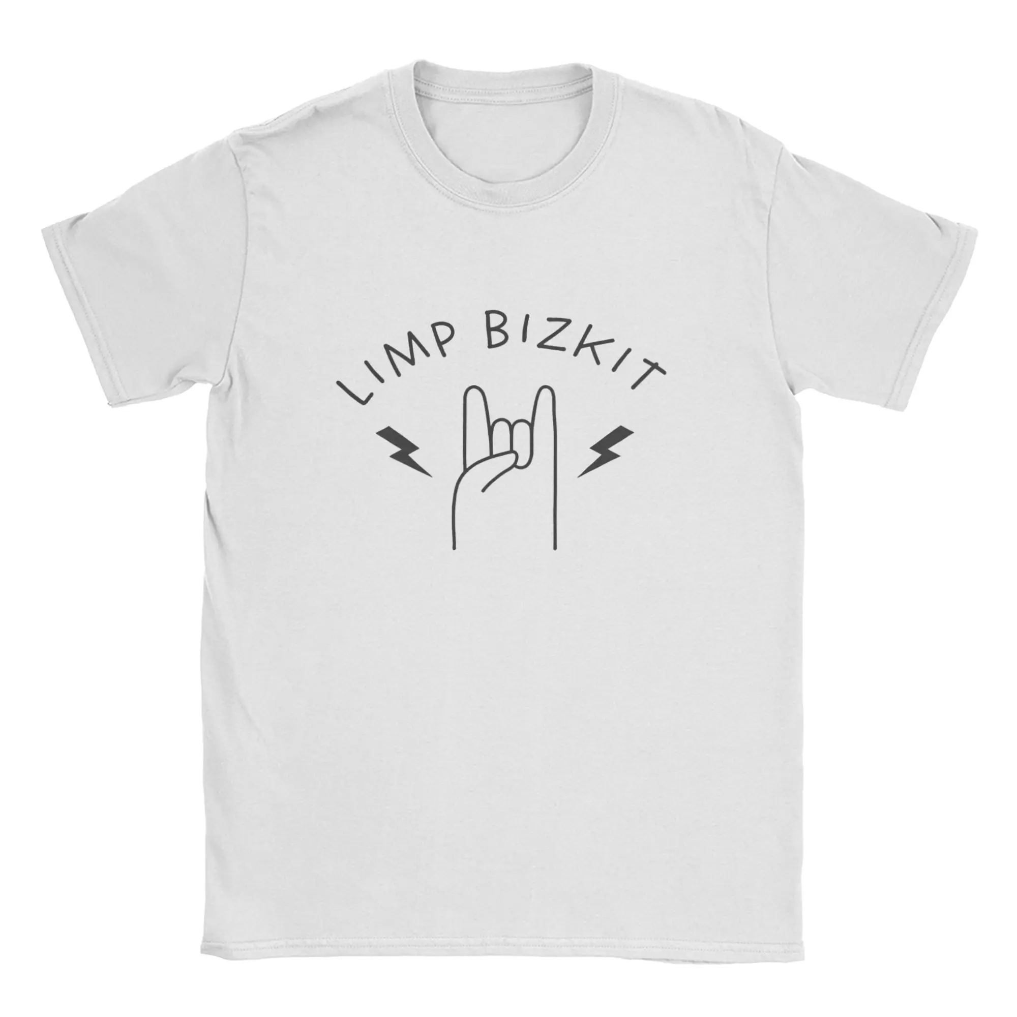 Limp Bizkit  T Shirt Men Pure Cotton Crazy T-Shirt Round Neck  Tee Shirt Short Sleeve Tops Printed