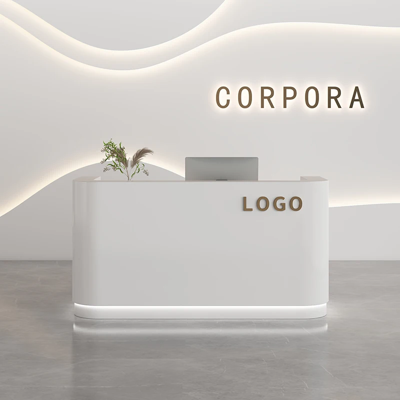 

Curved Salon Reception Desks Minimalist Design Simple Modern Reception Desks Small Best Comptoire Accueil Trendy Furniture