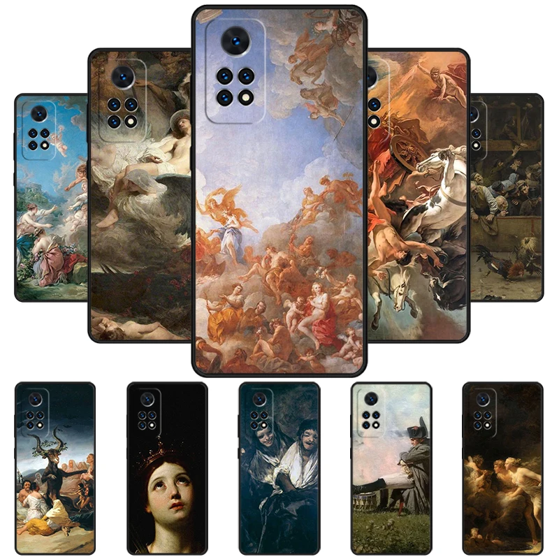 F-Francisco Goya Painting Art Phone Case For Redmi Note 11 EPro 11S 10T 9S Promax 8 Pro Xiaomi Mi 11 12X 12S Ultra Cover