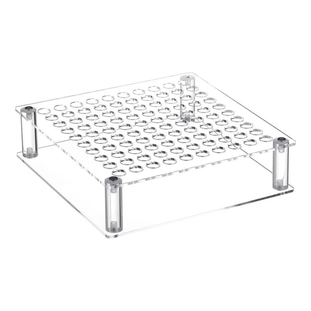 100 Hole Acrylic Art Supply Holder for Paint Brushes Markers Pencils Calligraphy Brushes Drawing Brushes and Sketching Materials