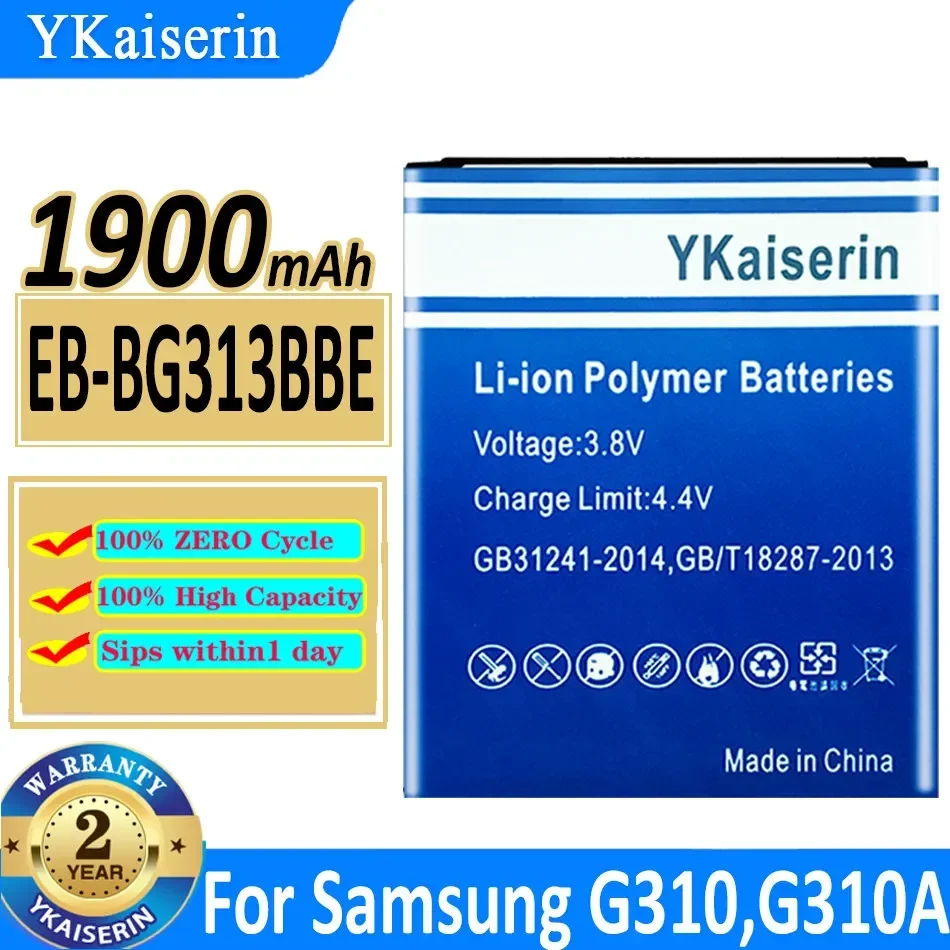 

Аккумулятор ykaisin EB-BG313BBE 1900 мАч для Samsung G310 G310A G310H G313 G313H G313HU G313HZ J105M J105Y J106 Battreia