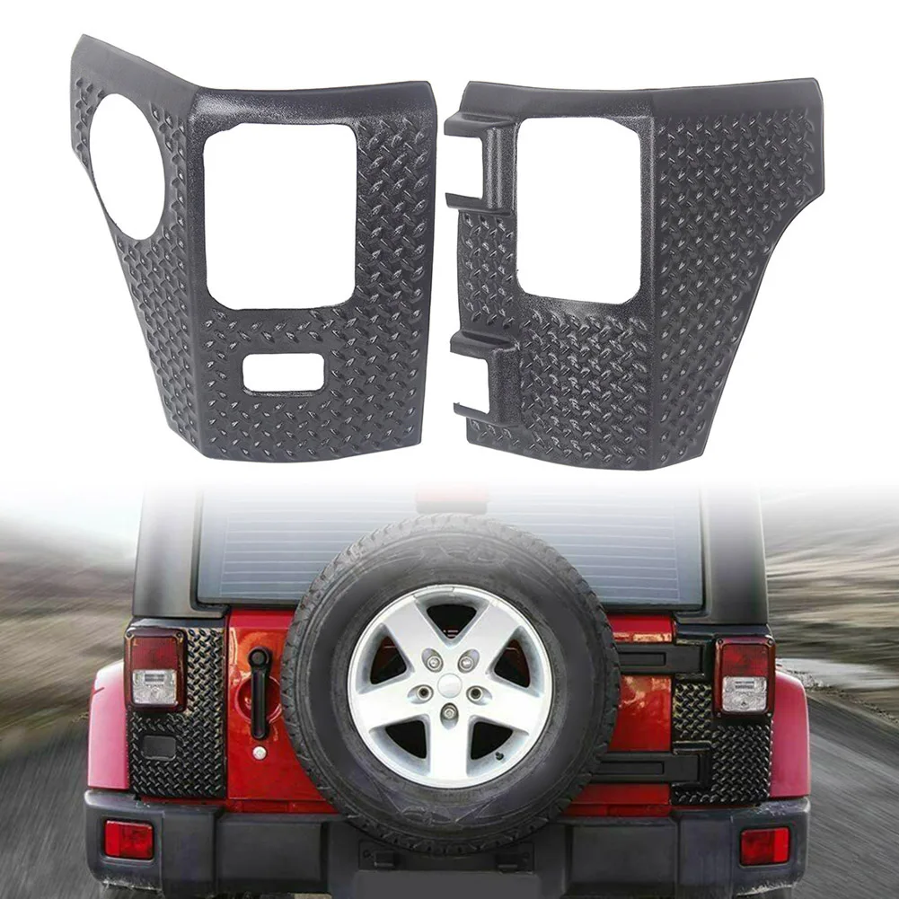 

Car Rear Corner Armor Tail Light Guard Cover Protector 2Pcs For Jeep Wrangler JK Accessories 2007-2017 ABS Plastic