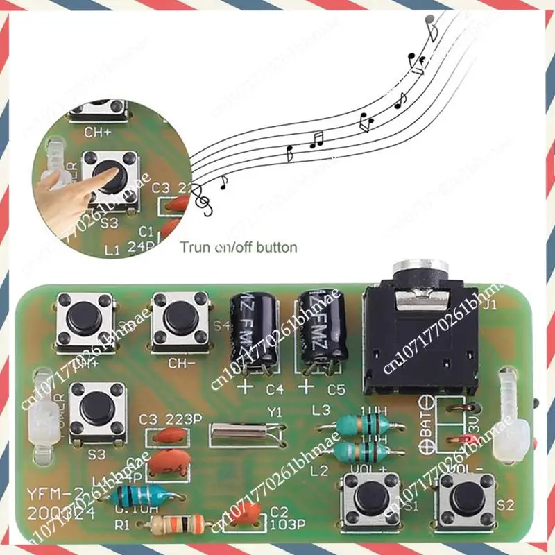 

-A21Z 3X 76 МГц-108 МГц стерео FM-радио модуль приемника FM DIY электронный комплект для пайки схема печатной платы практика припоя