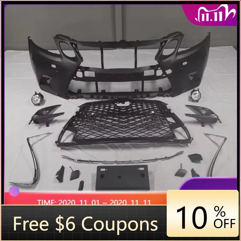 

Высококачественный и надежный комплект переднего бампера для Lexus GS300 350 2006-2012, обновление до нового стиля, комплекты кузова автомобиля