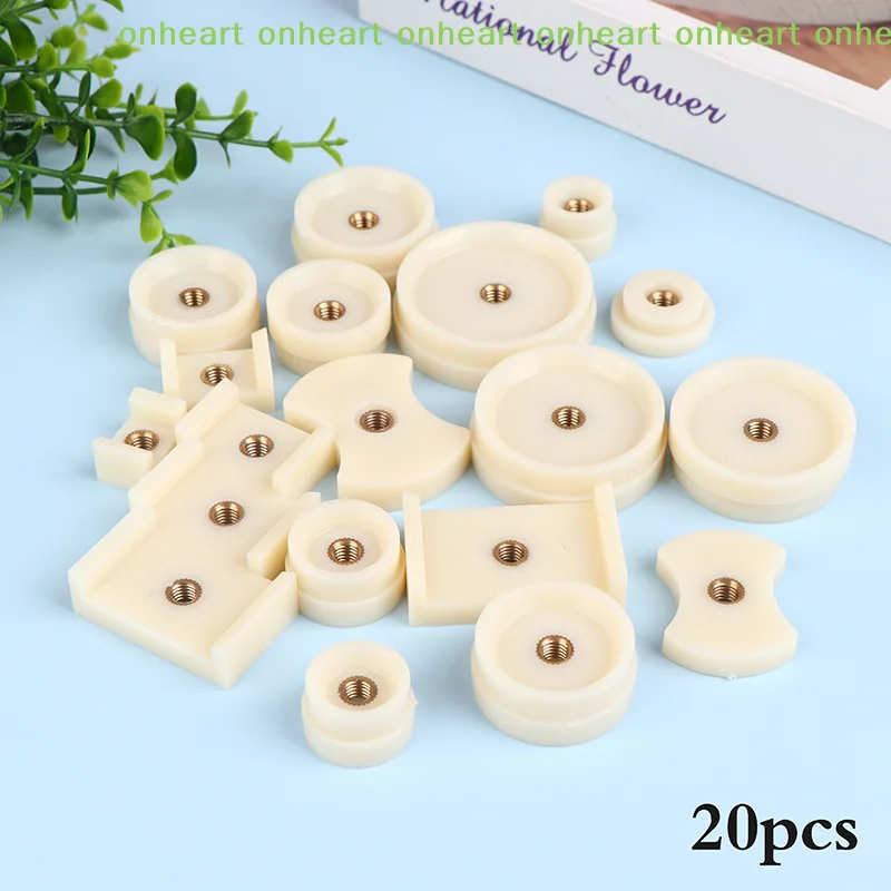 [C]20Pcs/Set Watch Repair Tool Watch Crystal Front Back Case Cover Screw Press Presser Close Dies Accessories Watch Repair Kit