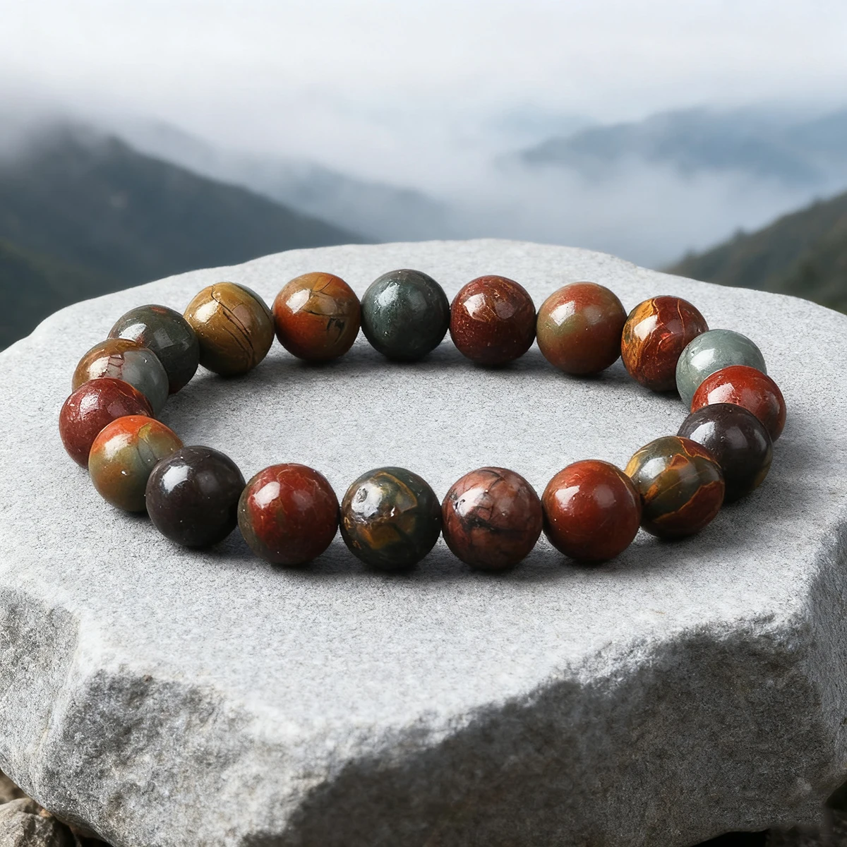 

Reiki Natural Stone Beads Bracelets Men Chakra 8/10 MM Quartz Agate Amethyst Beaded Bracelets for Women Vigour Healing Jewelry
