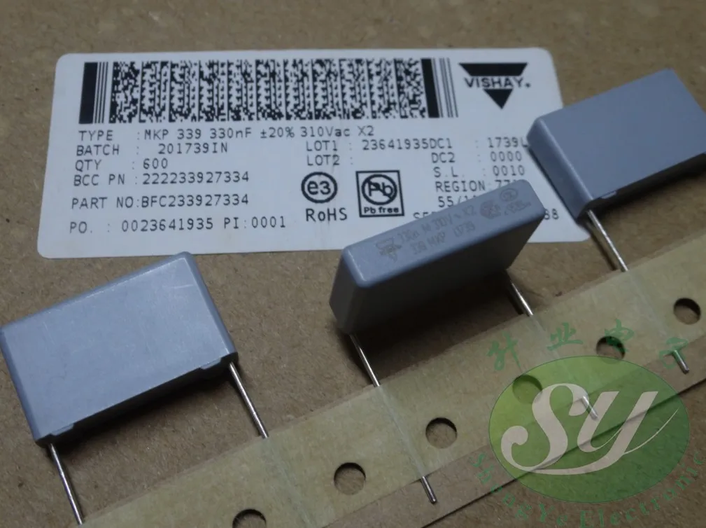 30 sztuk/partia Oryginalny kondensator foliowy miedziany VISHAY serii MKP339, darmowa wysyłka