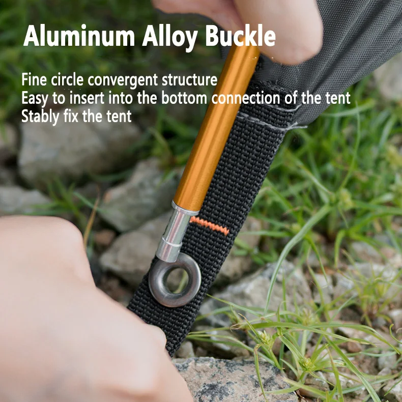 ShineTrip Ultra Light Aviation Aluminum Alloy Outdoor Tent Support Pole 3.33 4.05 4.42 Meters Canopy Tent Bracket 2 Pieces Set