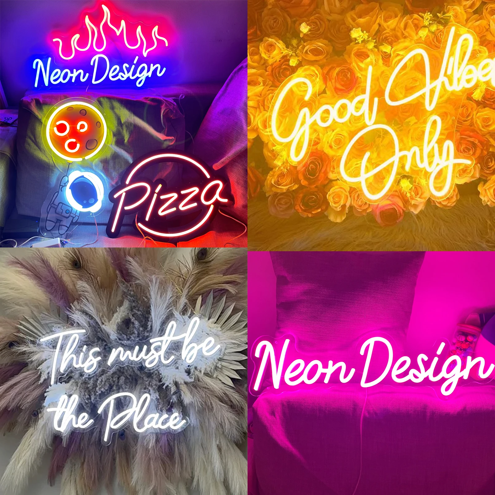 Custom Neon Sign Customize Wedding Led Neon Light Sign Bar Room Decor Design (Pls Contact Seller To Get Price Then Pay Order )