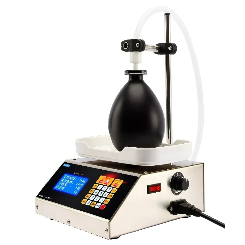 Liquid filling machine Small automatic Baijiu soy milk beverage milk edible oil numerical control weighing quantitative