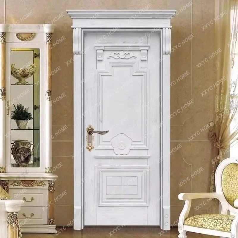 XXCustomization Carving Hotel Solid Wood Interior Door Design Professional Factory Custom Interior Wood Door