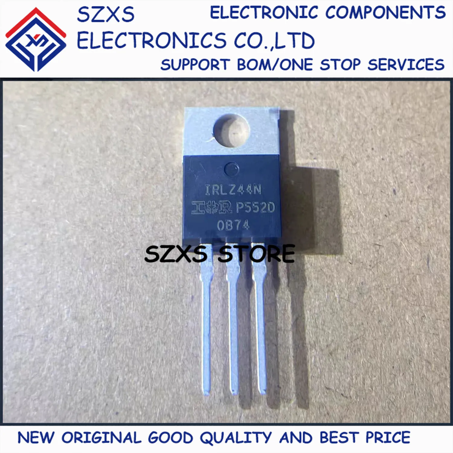 

New Original 10Pcs IRLZ44NPBF IRLZ44N TO-220 55V 47A MOSFET Field Effect Transistor In Stock Electronic Components Good Quality