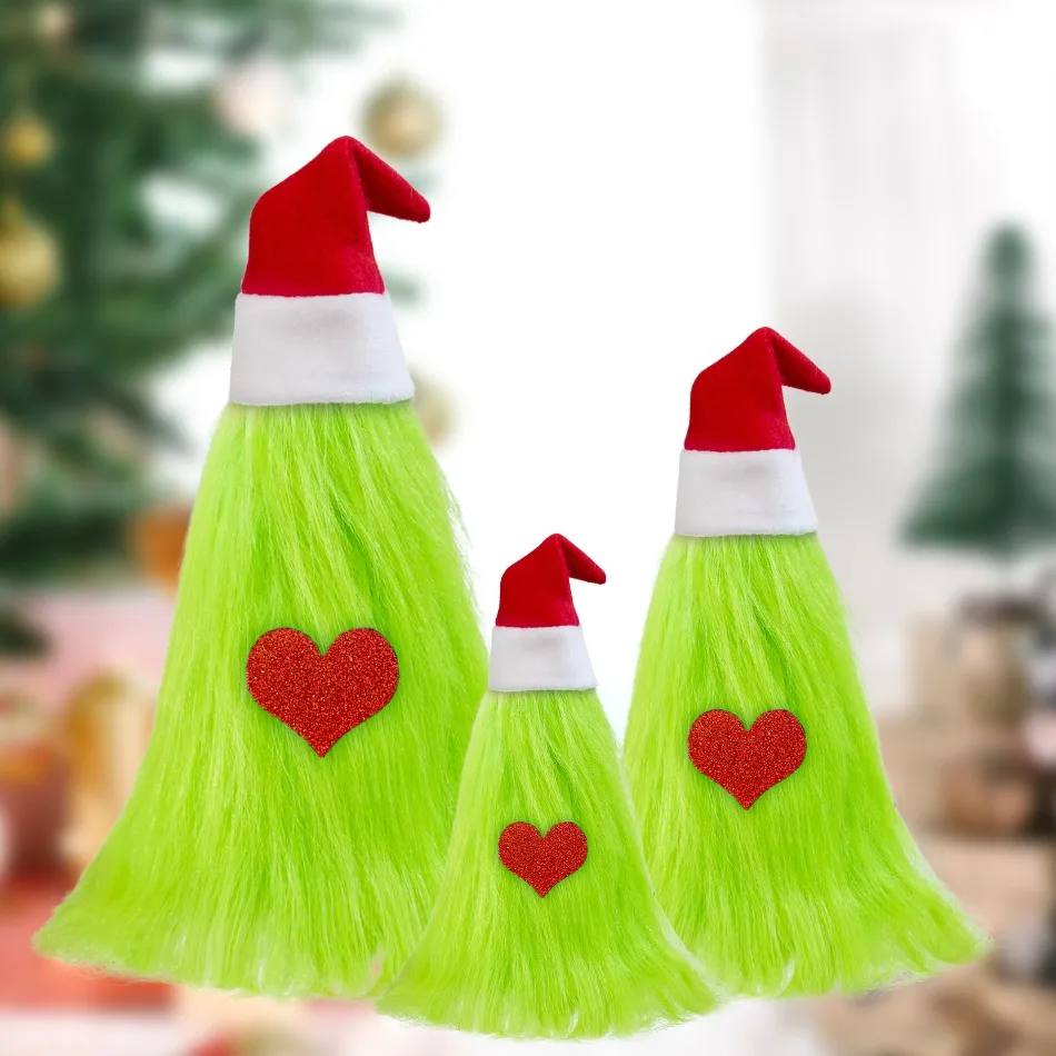 

Реквизит для фотографий Grinch Плюшевая рождественская елка Европейская и американская рождественская вечеринка Домашняя атмосфера Украшение Настольный орнамент