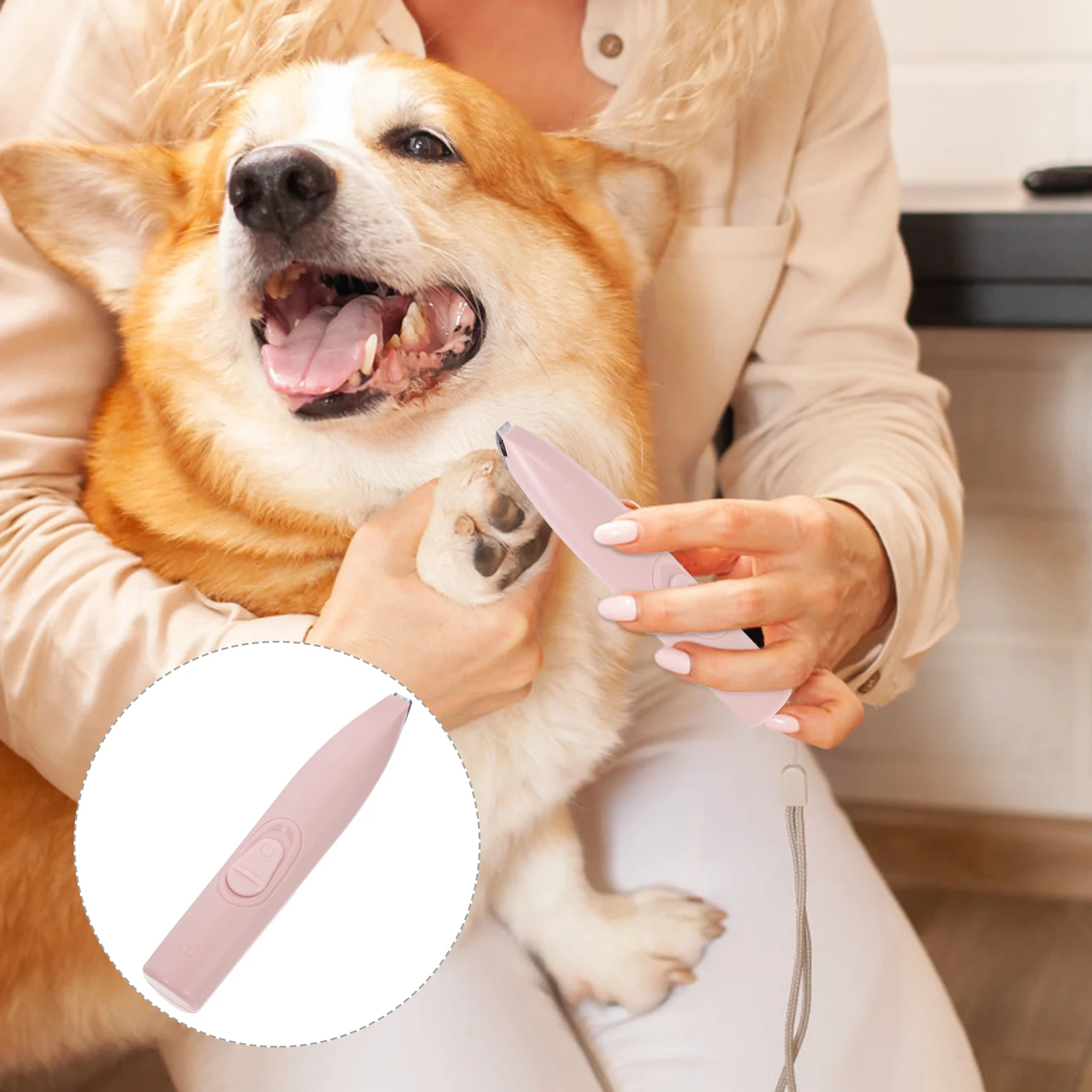 

【】Pet For Dogs Low Noise Paw Small Cat Grooming Supplies Quiet Abs Material Dog Clippers Paw Trimmer For Grooming Pet Hair