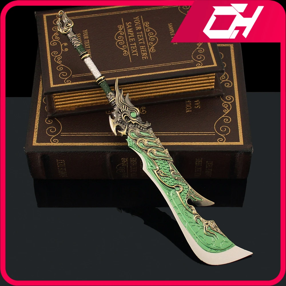 30 cm Naraka: Bladepoint Melee Arma Longpan Spadone Gioco Periferico Metallo Samurai Spada Arma Modello Portachiavi Regali Giocattoli Ragazzo