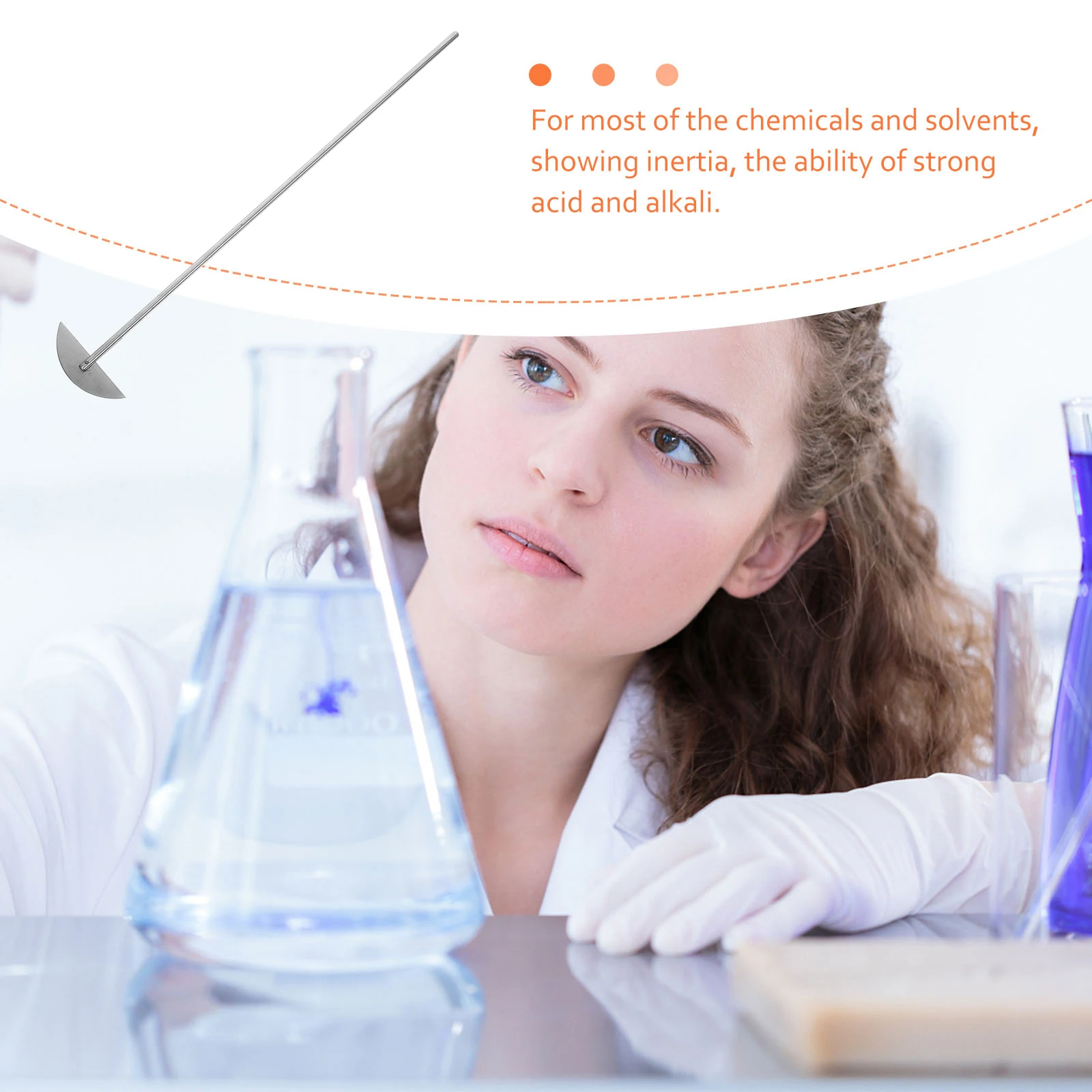 

Stainless Steel Stirring Paddle 4 Blade Lab Mixing Rod Chemical Solution Medium Size Teaching Equipment