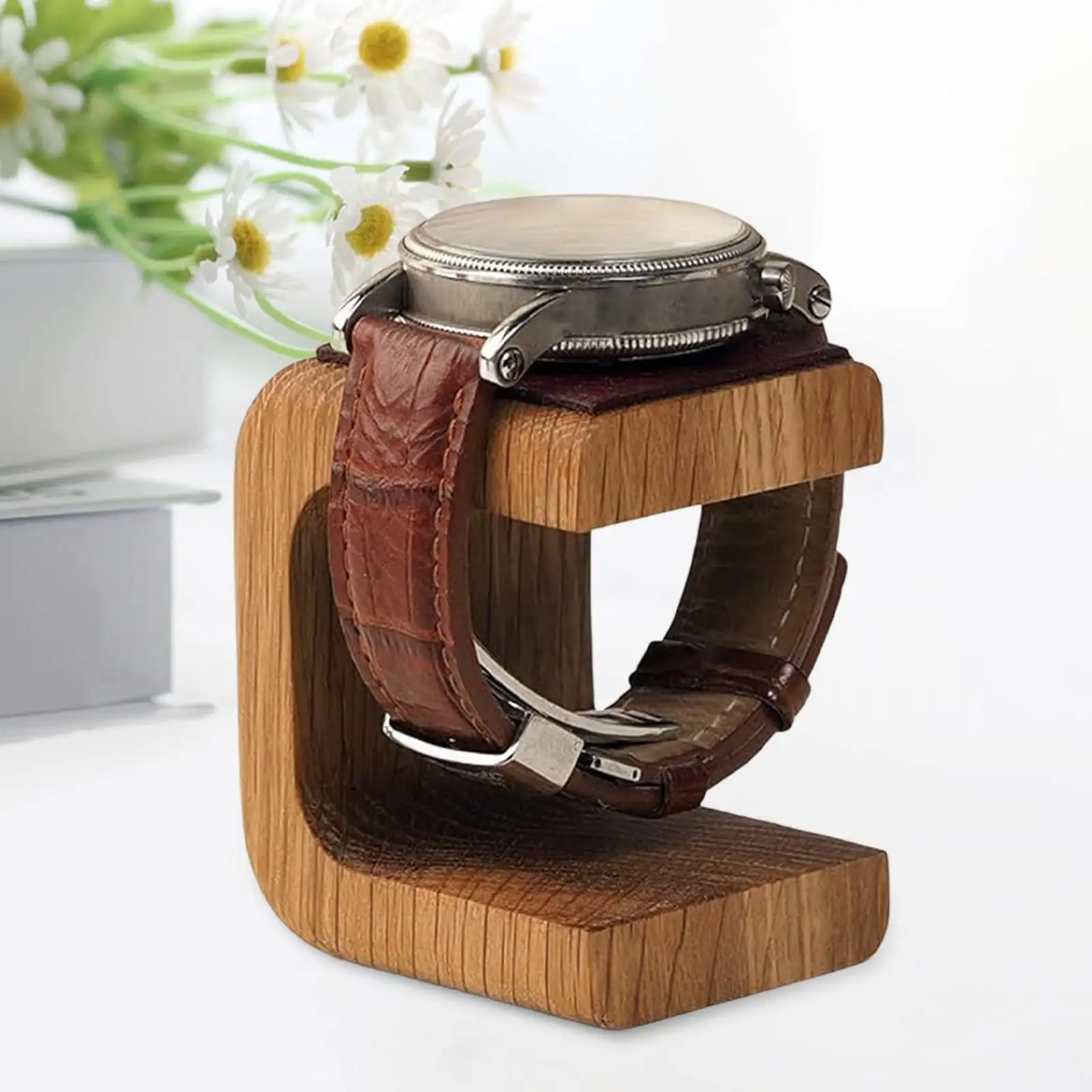 Watch Stand Watch Shelf Gifts for Grandparents Single Watch Jewelry Holder Watch Display Tower Countertop Ornament for Rings